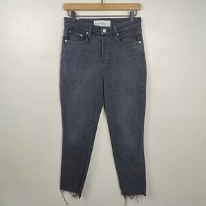 Frank & Eileen Cork Everyday Straight Leg Jeans‎ Womens 27 Charcoal Gray Denim